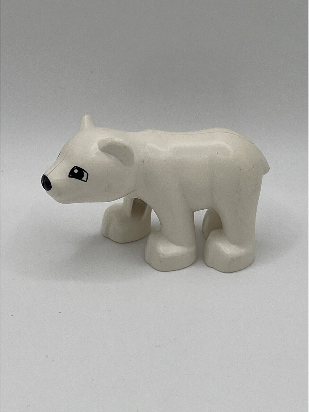 LEGO DUPLO WHITE BABY POLAR BEAR Animal Zoo replacement piece for ARCTIC